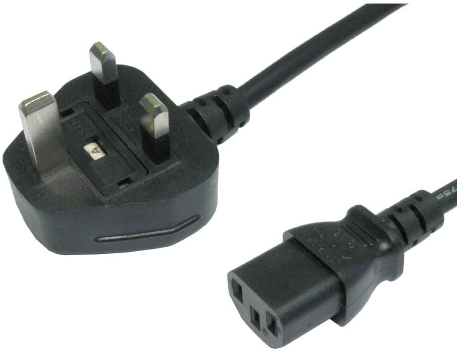 Power Supply Cable for Computers, PSU, Power Cord for PC - Copper - 2-Pin / 3-Pin